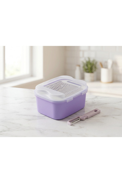 Genel Markalar 1.6 Litre Saklama Hazneli Rende ve Pratik Soyacak Seti