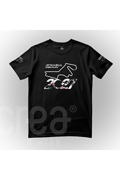 Crea Eymer Wear Formula Istanbul 2027 - Digital Printed Cotton Crew Neck T-Sh...