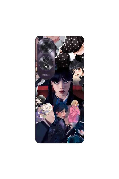 OEM Husa compatibila cu Oppo A60 4G Silicon Gel Tpu Model Wednesday Addams Co...