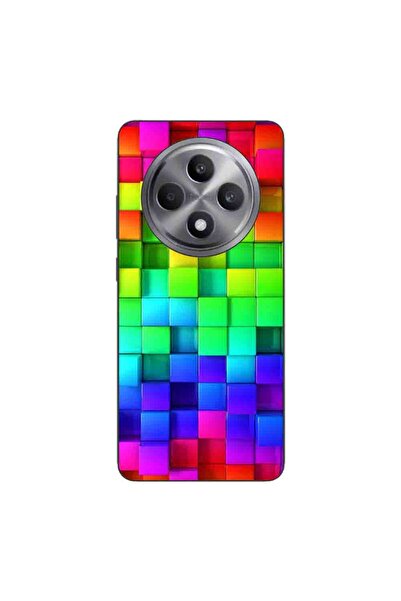OEM Husa compatibila cu Oppo Reno12 FS Silicon Gel Tpu Model Colorful Cubes