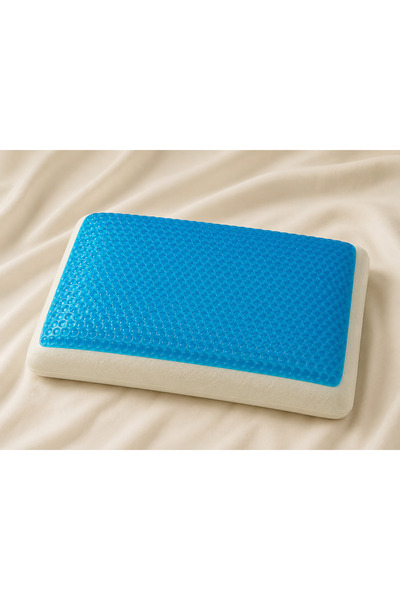 Nilyso Home %100 Ortopedik Jel Visco Yastık – Terlemeyi Azaltan Serinletici B...