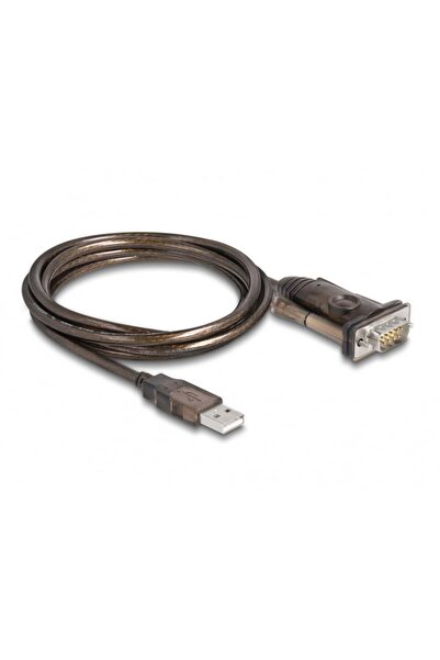 DELOCK Adaptor USB2.0 Tip-A > 1x Serial RS-232 D-Sub 9 pini S