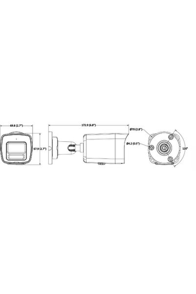 Hikvision Cameră IP DS-2CD1047G3-LIU(2.8mm)