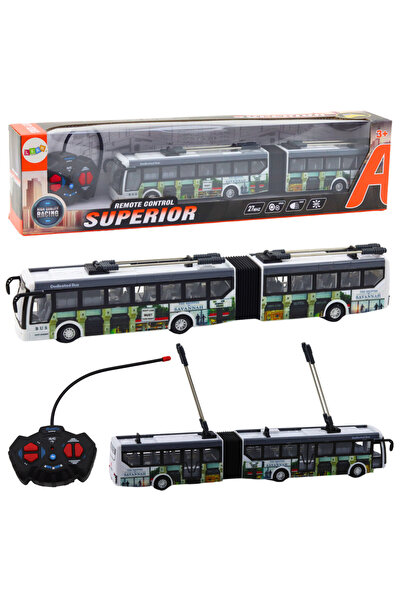 LeanToys Autobuz urban RC cu hartă a orașului