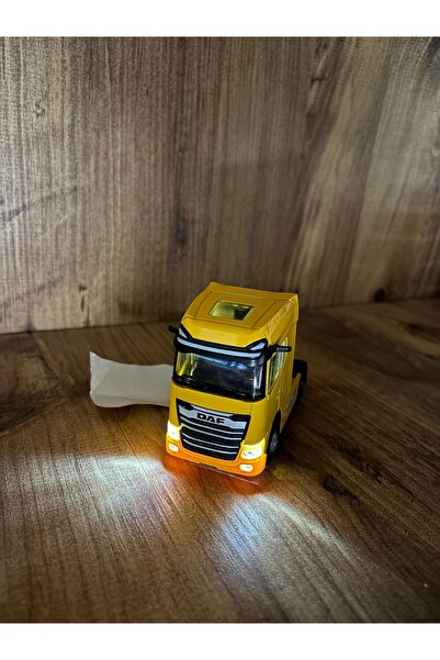 MEGOLA STORE Işıklı Sesli Çek Bırak DAF Tır Oyuncak Mini Kamyon