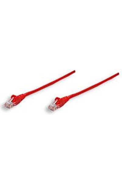 Intellinet Cablu patch RJ45 SF/UTP Cat5e 7.5m cu protecție la îndoire roșu