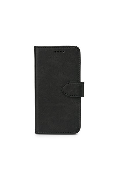 eSTUFF Husă portofel WALES pentru iPhone 17 Pro. Negru. Material: 100% plastic