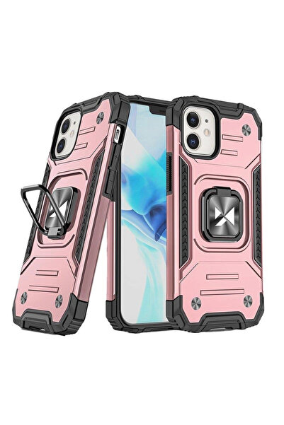 WOZINSKY Husă tip armură Ring Armor pentru iPhone 14 Plus, husă blindată, ine...