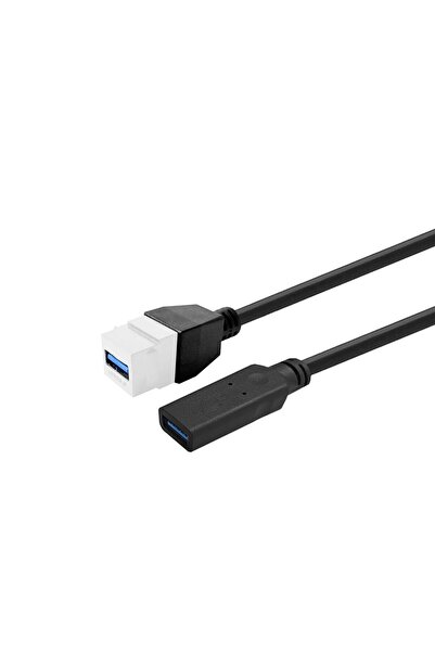 VivoLink Keystone Alb USB3.0 A-Mamă la USB3.0 A-Tată