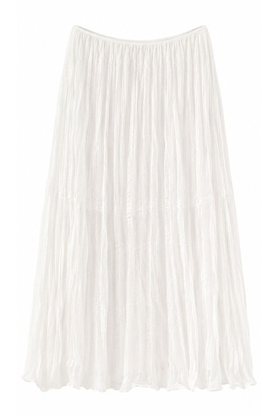 EFİL Scratched midi skirt