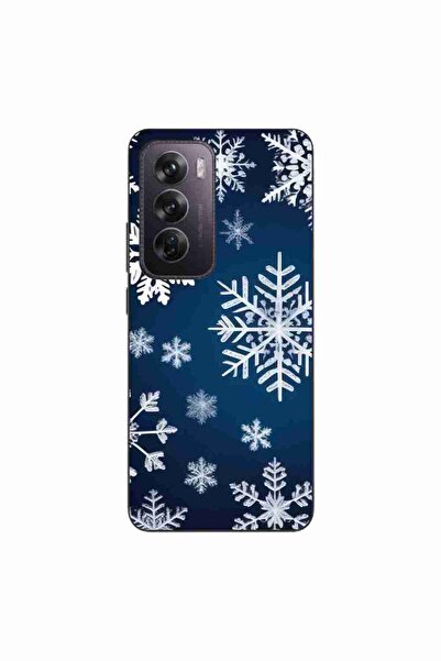 OEM Husa compatibila cu Oppo Reno12 Pro Silicon Gel Tpu Model Fulgi de Nea