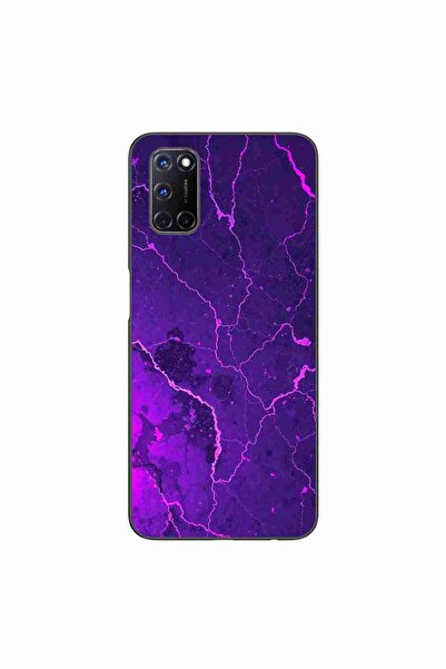 OEM Husa compatibila cu Oppo A72 Silicon Gel Tpu Model Ultraviolet Marble Glow
