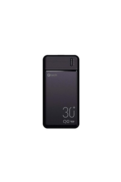C-TECH Powerbank 30000mAh, Li-Pol, 20W, USB-C/USB-A/micro USB