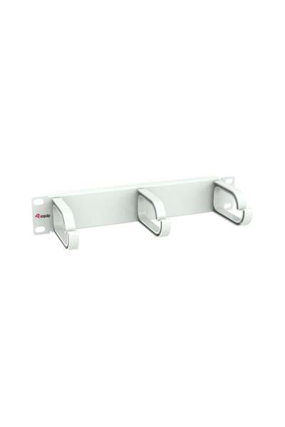 EQUIP 10 " Sistem de gestionare a cablurilor, 3 inele din plastic, 1U, RAL7035