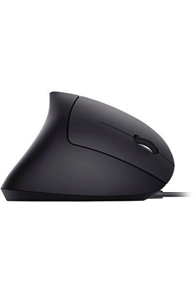 EQUIP Mouse ergonomic USB-A, 1.80m, pentru dreptaci, negru