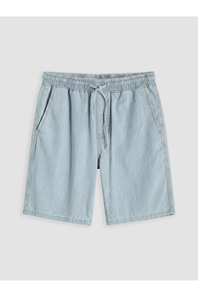 LC Waikiki RMZ GİYİM FARKİLYA Pantaloni scurți din denim pentru bărbați, cu c...