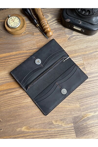Wild West Crafted Mustang Large Man Genuine Leather Handcrafted Men's Clutch ...