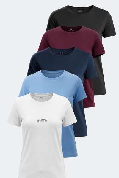 Slazenger Set de 5 tricouri pentru femei PAYTONS