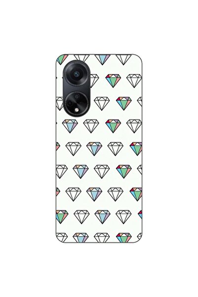 OEM Husa compatibila cu Oppo A98 5G Silicon Gel Tpu Model Diamonds Pattern Tr...