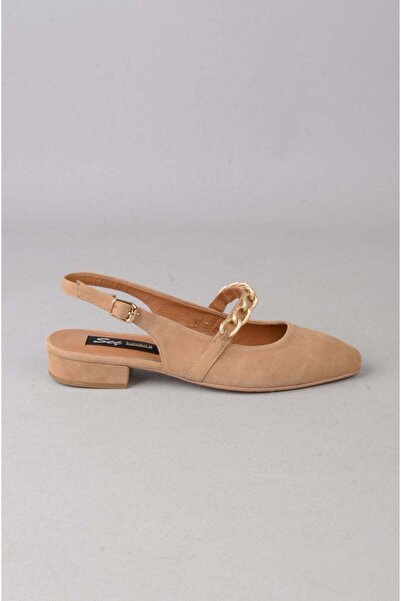 SEÇ KUNDURA Seç 2657 chain detail genuine leather shoe (heel height: 3 cm) si...