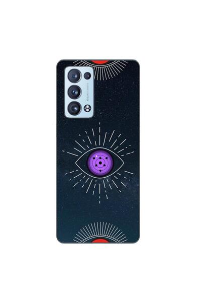 OEM Husa compatibila cu Oppo Reno6 Pro 5G Silicon Gel Tpu Model Tomoe Rinnega...