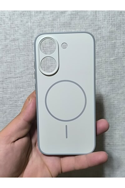 CaseTechnoo Poco X8 Pro BTU Magsafe Baskılı Leke Tutmaz Silikon Koruyucu Kılıf