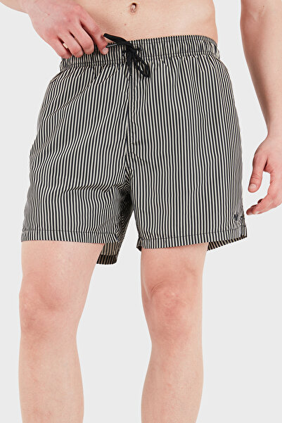 Emporio Armani Çizgili Mayo Short Erkek DENİZ ŞORTU EM000583 AF20445 F1039