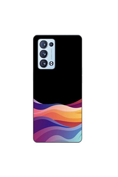 OEM Husa compatibila cu Oppo Reno6 Pro 5G Silicon Gel Tpu Model Neon Waves