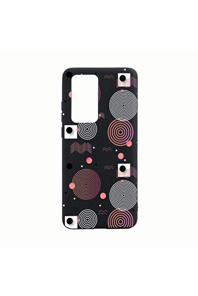 bestcase Husa Huawei P40, Circle, rezistenta la uzura, anti-alunecare, din si...