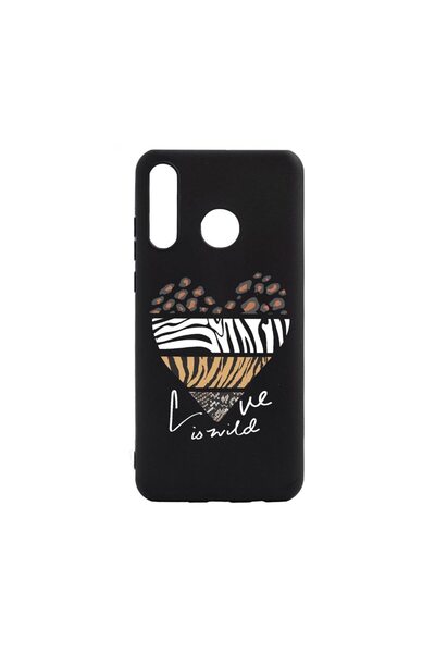 bestcase Husa Silicon Compatibila Cu Huawei P30 Lite, Love Is Wild, rezistent...