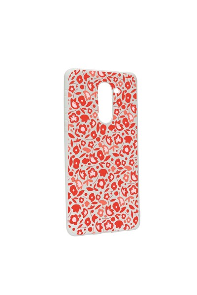 bestcase Husa Huawei Mate 9 Lite / Honor 6X, Red Floweres Pattern, rezistenta...