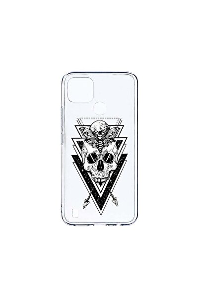 bestcase Husa BestCase¬Æ Clear Silicon 2MM, Compatibila Cu Realme C25Y, Skull...