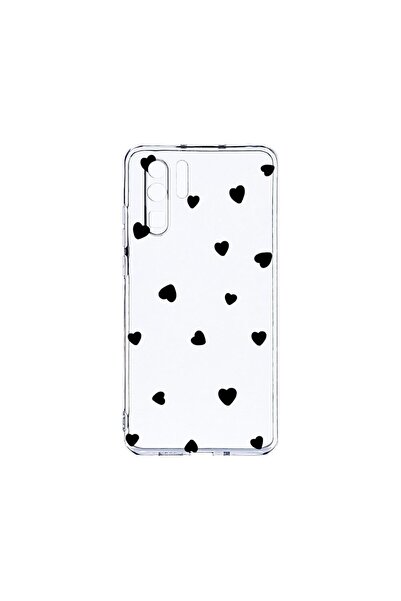 bestcase Διαφανής Θήκη Σιλικόνης 2MM, Συμβατή με Huawei P30 Pro, Σχέδιο Καρδι...