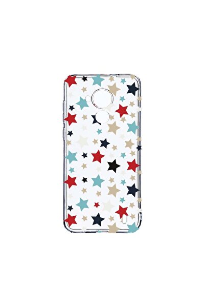 bestcase Διαφανής Θήκη Σιλικόνης 2MM, Συμβατή με Nokia C30, Σχέδιο Αστέρια, Α...