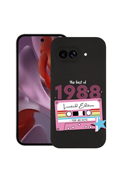 bestcase Тънък силиконов калъф за Google Pixel 9a, Най-доброто от 1988 - Моми...