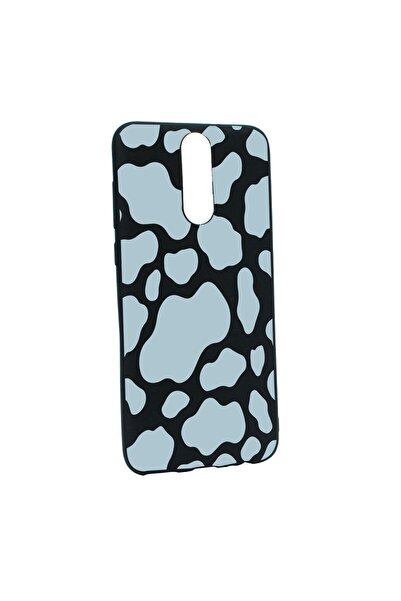 bestcase Husa Silicon Compatibila cu Nokia 2.4, Blue Cow, rezistenta la uzura...