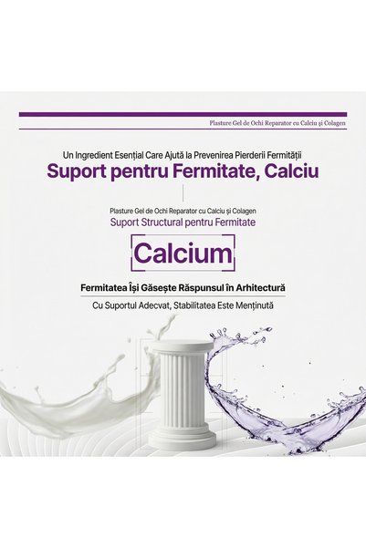 Ariul Plasturi pentru ochi din hidrogel, Colagen hidrolizat și Calciu, 60 buc., Expert