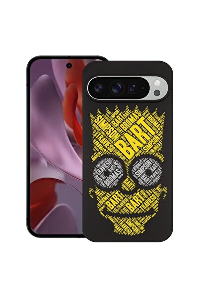 bestcase Θήκη για Google Pixel 9 Pro XL, Calligraphy Bart Simpons, Λεπτή σιλι...