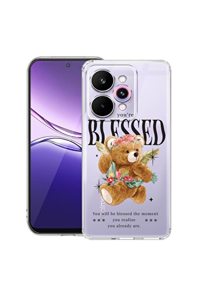 bestcase ¬Æ Husa Clear Slim Silicon Compatibila cu Realme 15 / 15 Pro, Teddy ...
