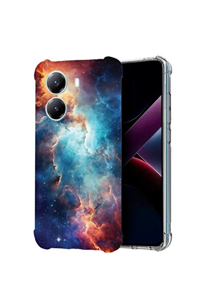 bestcase ¬Æ Husa compatibila Poco X7 Pro 5G, Anti Shock 1.5MM, Galaxies, Prot...