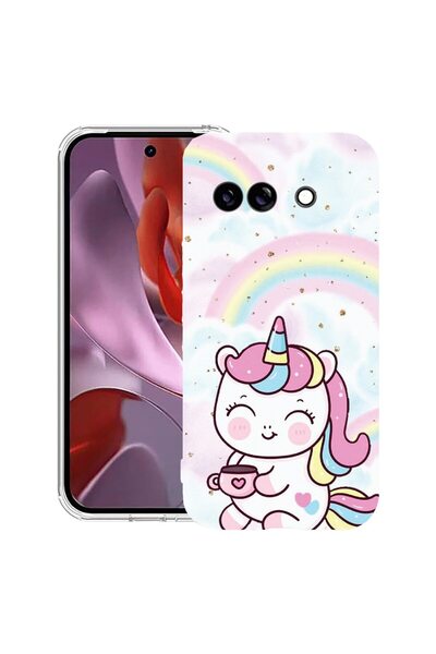 bestcase Husă Antișoc 1.5mm Compatibilă cu Google Pixel 10a, cu Design Micuț ...