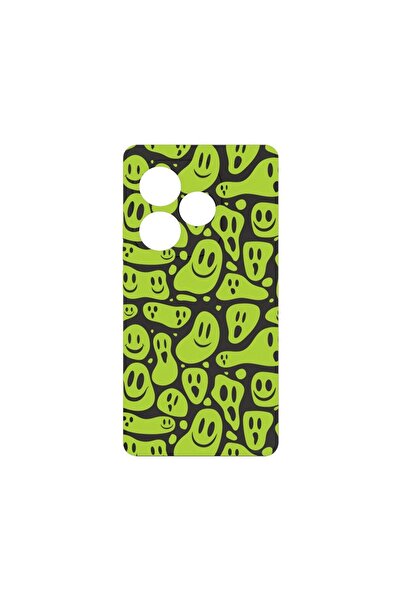 bestcase Husă Premium din Silicon, Compatibilă cu Realme GT 6, Green Acid Smi...