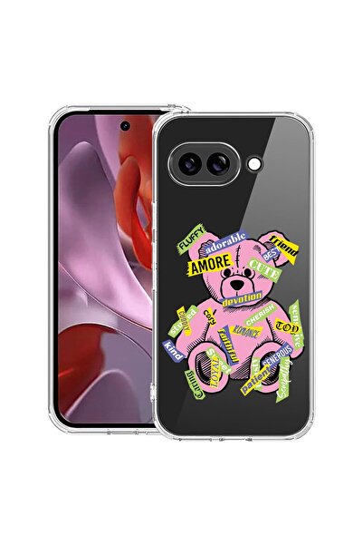 bestcase Противоударен калъф 1.5 мм, съвместим с Google Pixel 10a, с дизайн н...