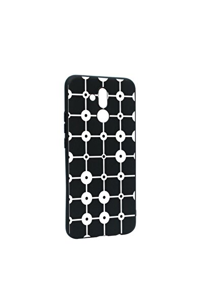 bestcase Θήκη σιλικόνης συμβατή με Huawei Mate 20 Lite, Σχέδιο γραμμών, ανθεκ...