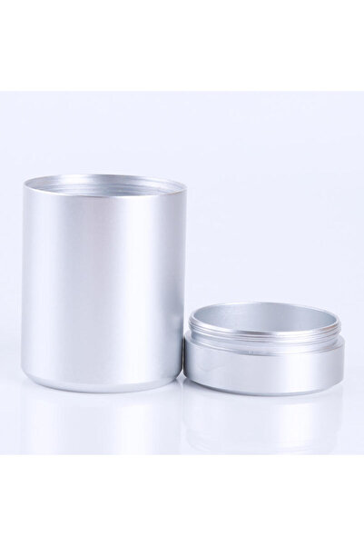 Choice13 silver 1pcs Portable Metal Stash Jar for Herb Tobacco Airtight Smell...