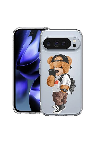 bestcase ¬Æ Husa pentru Google Pixel 10 / Pixel 10 Pro cu Design Selfie Teddy...