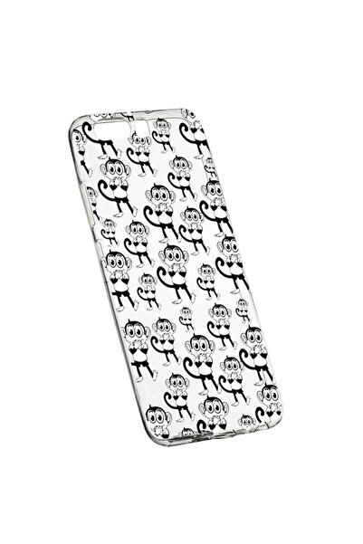 bestcase Силиконов калъф, Прозрачен, Тънък, Маймуна, 142, Huawei Y6 2018