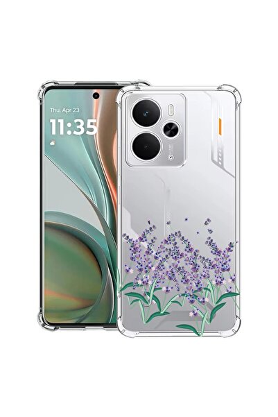 bestcase Αντικραδασμική Θήκη Συμβατή με Poco M7 Pro 5G, με Σχέδιο Λεβάντας, Ε...