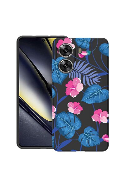 bestcase ¬Æ Husa pentru Poco X7 Pro 5G, Tropical Blue Flowers, Slim Silicon 0...