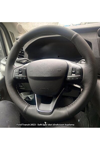 STİLİX GARAGE Ford Focus 4 Araca Özel Direksiyon Kılıfı NOKTALI NAPA DERİ SİY...